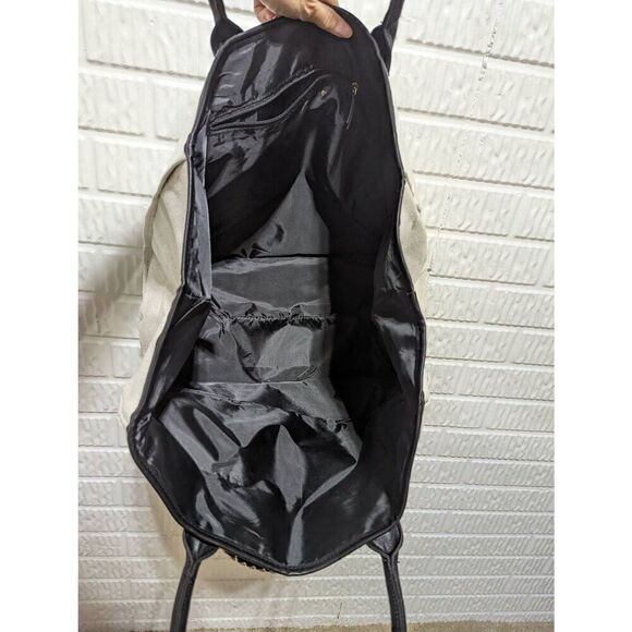 Victoria's Secret Women's Off-White Canvas Supermodel Chain Embellished Tote Bag - Picture 5 of 8